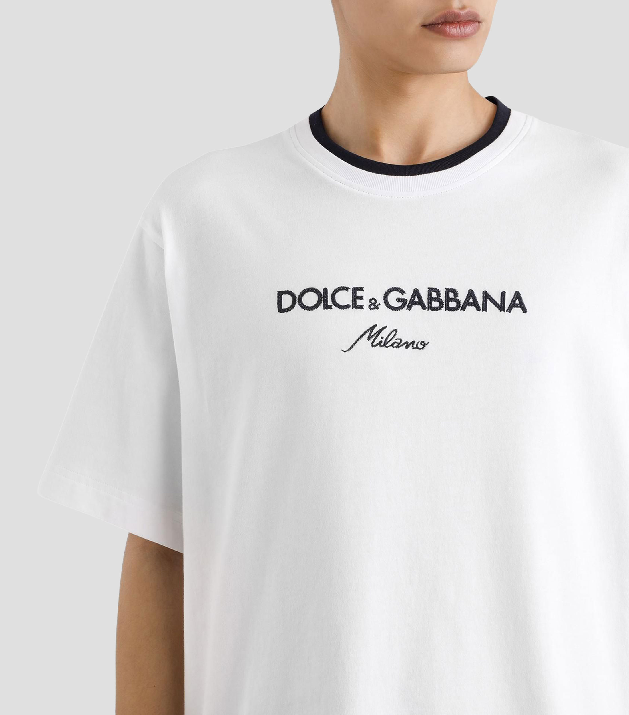 Playera de cuello redondo con manga corta Hombre